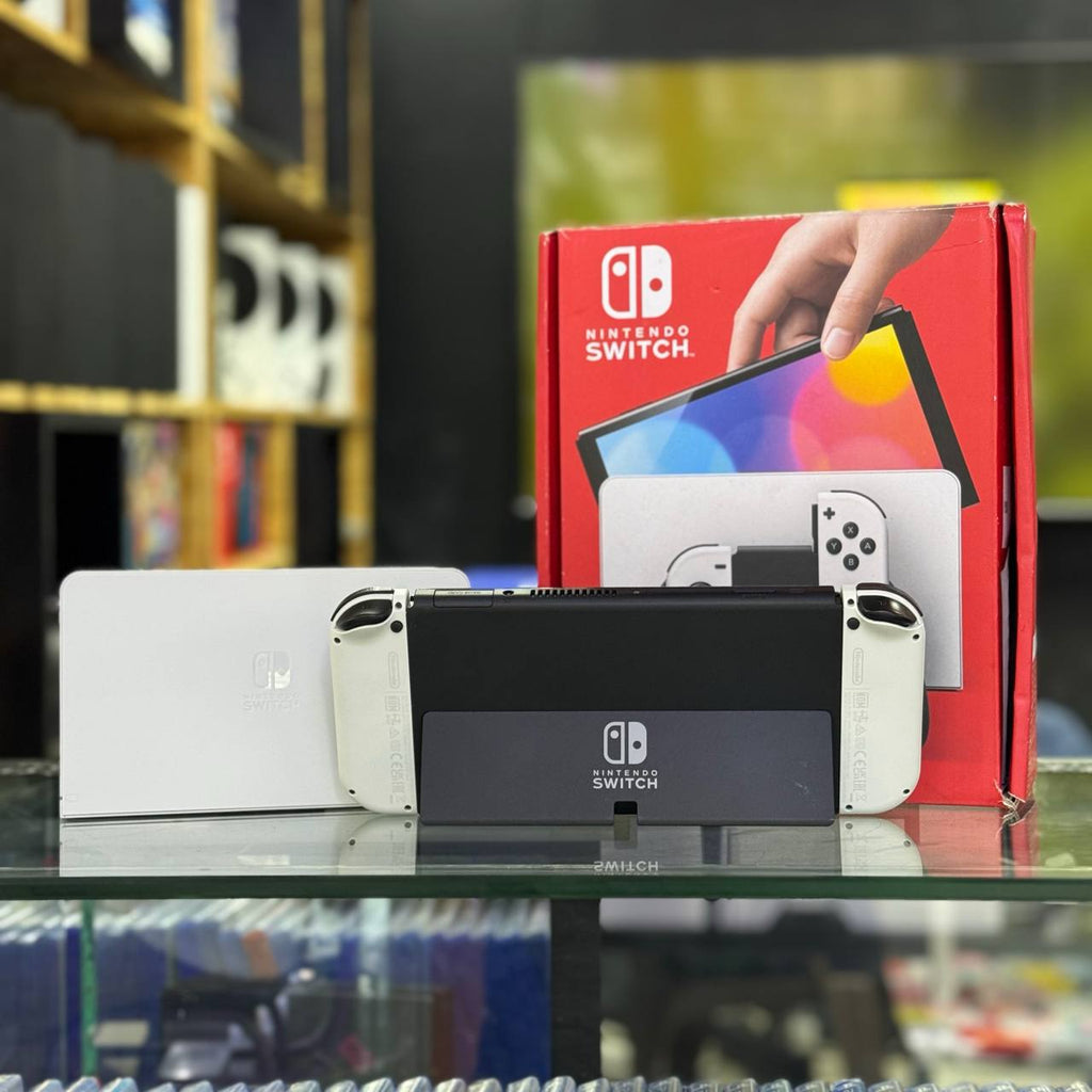 Nintendo Switch Oled Blanca Semi Nueva